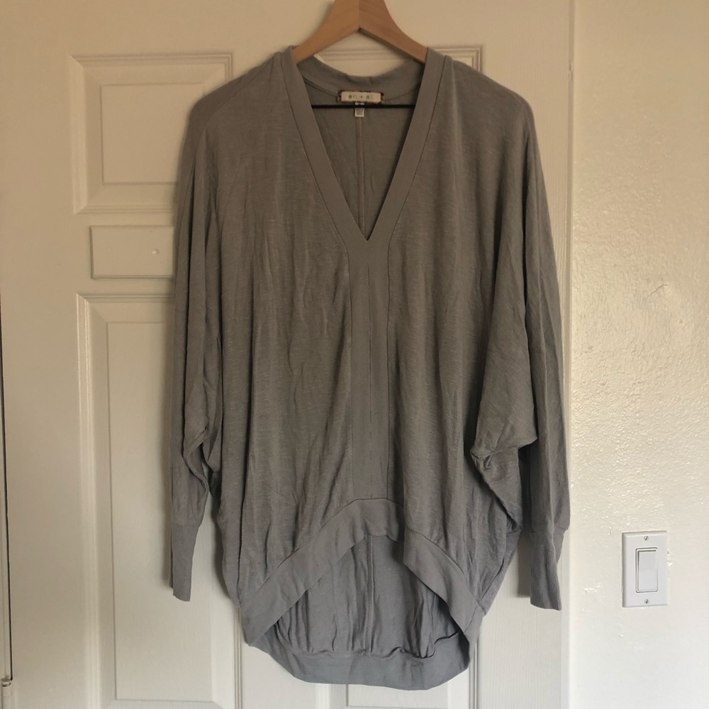 Grey Slouchy Sweater